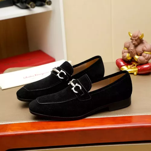 Cheap Salvatore Ferragamo Leather Shoes For Men #1347530 Replica Wholesale [$108.00 USD] [ITEM#1347530] on Replica Salvatore Ferragamo Leather Shoes