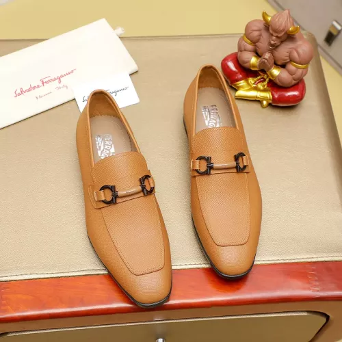 Cheap Salvatore Ferragamo Leather Shoes For Men #1347531 Replica Wholesale [$108.00 USD] [ITEM#1347531] on Replica Salvatore Ferragamo Leather Shoes