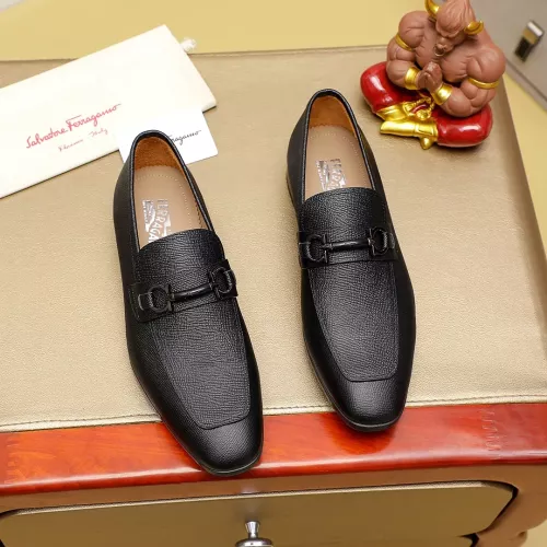 Cheap Salvatore Ferragamo Leather Shoes For Men #1347532 Replica Wholesale [$108.00 USD] [ITEM#1347532] on Replica Salvatore Ferragamo Leather Shoes