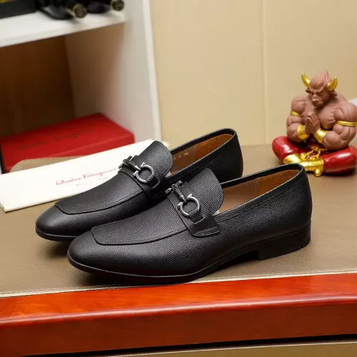 Cheap Salvatore Ferragamo Leather Shoes For Men #1347532 Replica Wholesale [$108.00 USD] [ITEM#1347532] on Replica Salvatore Ferragamo Leather Shoes