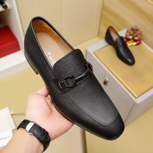 Cheap Salvatore Ferragamo Leather Shoes For Men #1347532 Replica Wholesale [$108.00 USD] [ITEM#1347532] on Replica Salvatore Ferragamo Leather Shoes
