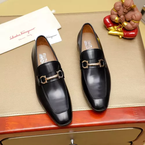 Cheap Salvatore Ferragamo Leather Shoes For Men #1347534 Replica Wholesale [$108.00 USD] [ITEM#1347534] on Replica Salvatore Ferragamo Leather Shoes