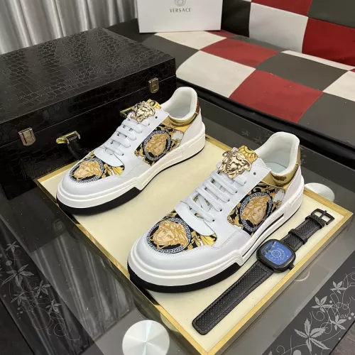 Cheap Versace Casual Shoes For Men #1347543 Replica Wholesale [$80.00 USD] [ITEM#1347543] on Replica Versace Casual Shoes