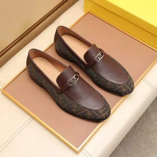 Cheap Fendi Leather Shoes For Men #1347865 Replica Wholesale [$88.00 USD] [ITEM#1347865] on Replica Fendi Leather Shoes