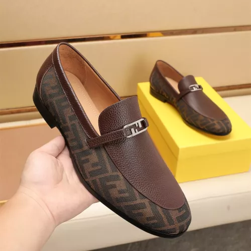 Cheap Fendi Leather Shoes For Men #1347865 Replica Wholesale [$88.00 USD] [ITEM#1347865] on Replica Fendi Leather Shoes