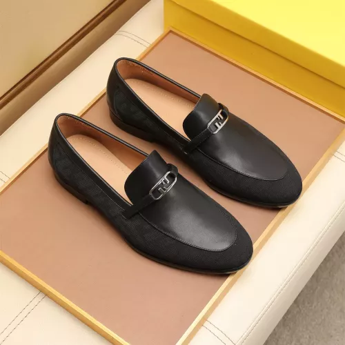Cheap Fendi Leather Shoes For Men #1347866 Replica Wholesale [$88.00 USD] [ITEM#1347866] on Replica Fendi Leather Shoes