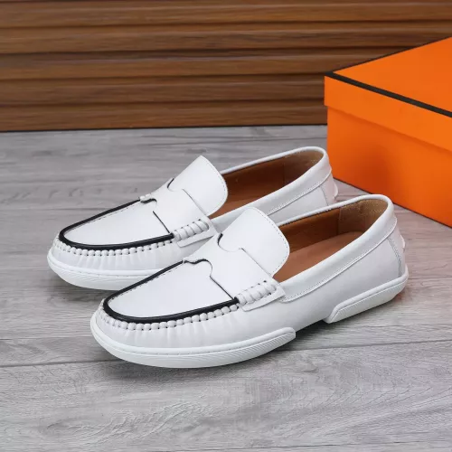 Cheap Hermes Leather Shoes For Men #1347868 Replica Wholesale [$96.00 USD] [ITEM#1347868] on Replica Hermes Leather Shoes