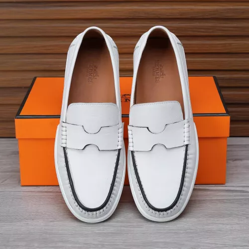 Cheap Hermes Leather Shoes For Men #1347868 Replica Wholesale [$96.00 USD] [ITEM#1347868] on Replica Hermes Leather Shoes
