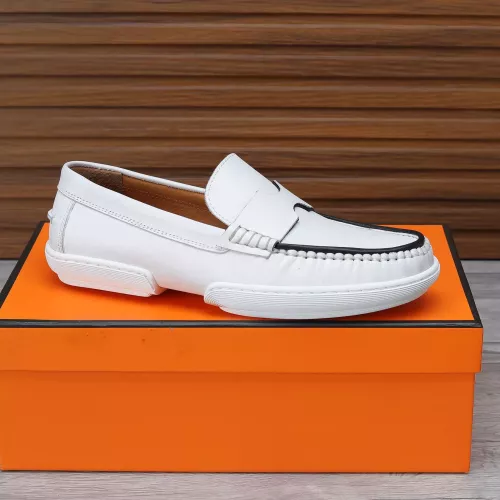 Cheap Hermes Leather Shoes For Men #1347868 Replica Wholesale [$96.00 USD] [ITEM#1347868] on Replica Hermes Leather Shoes