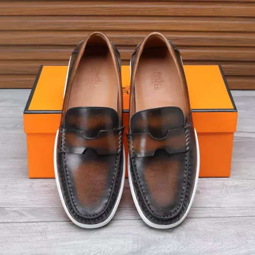 Cheap Hermes Leather Shoes For Men #1347875 Replica Wholesale [$96.00 USD] [ITEM#1347875] on Replica Hermes Leather Shoes