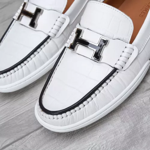 Cheap Hermes Leather Shoes For Men #1347881 Replica Wholesale [$96.00 USD] [ITEM#1347881] on Replica Hermes Leather Shoes
