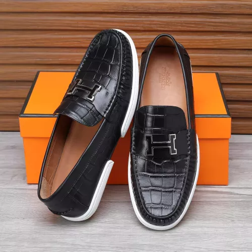 Cheap Hermes Leather Shoes For Men #1347882 Replica Wholesale [$96.00 USD] [ITEM#1347882] on Replica Hermes Leather Shoes