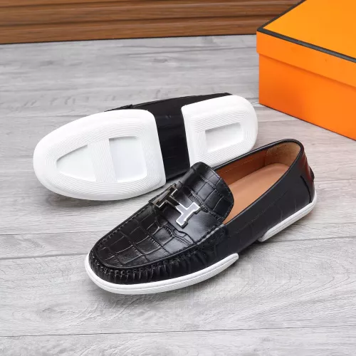 Cheap Hermes Leather Shoes For Men #1347882 Replica Wholesale [$96.00 USD] [ITEM#1347882] on Replica Hermes Leather Shoes
