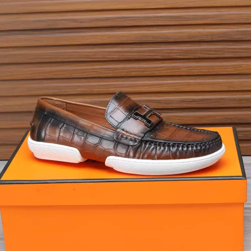 Cheap Hermes Leather Shoes For Men #1347884 Replica Wholesale [$96.00 USD] [ITEM#1347884] on Replica Hermes Leather Shoes