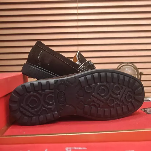 Cheap Salvatore Ferragamo Leather Shoes For Men #1347972 Replica Wholesale [$85.00 USD] [ITEM#1347972] on Replica Salvatore Ferragamo Leather Shoes