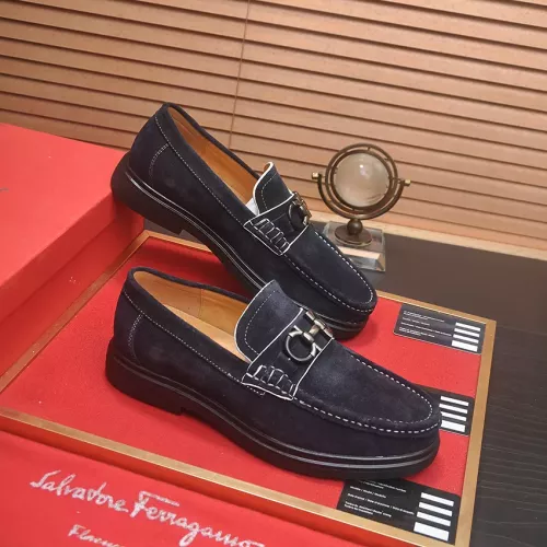 Cheap Salvatore Ferragamo Leather Shoes For Men #1347973 Replica Wholesale [$85.00 USD] [ITEM#1347973] on Replica Salvatore Ferragamo Leather Shoes
