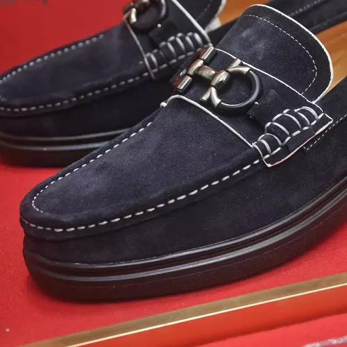 Cheap Salvatore Ferragamo Leather Shoes For Men #1347973 Replica Wholesale [$85.00 USD] [ITEM#1347973] on Replica Salvatore Ferragamo Leather Shoes