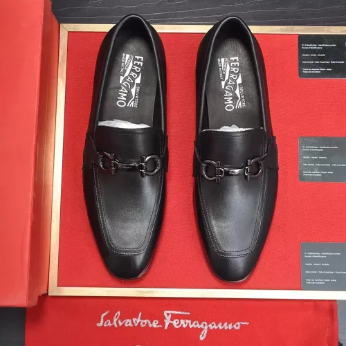 Cheap Salvatore Ferragamo Leather Shoes For Men #1347981 Replica Wholesale [$98.00 USD] [ITEM#1347981] on Replica Salvatore Ferragamo Leather Shoes