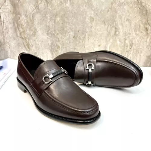 Cheap Salvatore Ferragamo Leather Shoes For Men #1347983 Replica Wholesale [$160.00 USD] [ITEM#1347983] on Replica Salvatore Ferragamo Leather Shoes