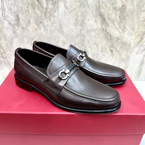 Cheap Salvatore Ferragamo Leather Shoes For Men #1347983 Replica Wholesale [$160.00 USD] [ITEM#1347983] on Replica Salvatore Ferragamo Leather Shoes
