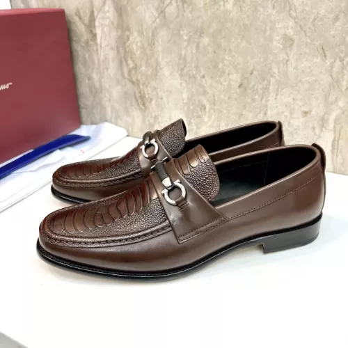 Cheap Salvatore Ferragamo Leather Shoes For Men #1347985 Replica Wholesale [$160.00 USD] [ITEM#1347985] on Replica Salvatore Ferragamo Leather Shoes
