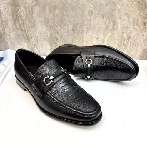 Salvatore Ferragamo Leather Shoes For Men #1347986