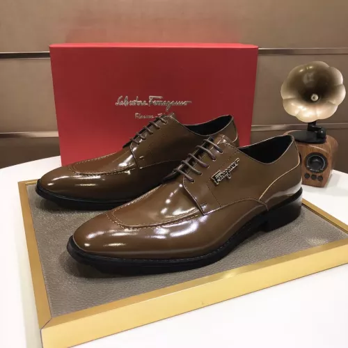 Salvatore Ferragamo Leather Shoes For Men #1348006