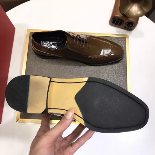Cheap Salvatore Ferragamo Leather Shoes For Men #1348006 Replica Wholesale [$92.00 USD] [ITEM#1348006] on Replica Salvatore Ferragamo Leather Shoes