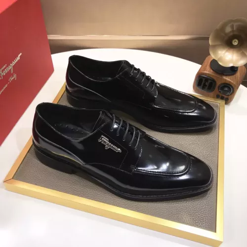 Cheap Salvatore Ferragamo Leather Shoes For Men #1348007 Replica Wholesale [$92.00 USD] [ITEM#1348007] on Replica Salvatore Ferragamo Leather Shoes