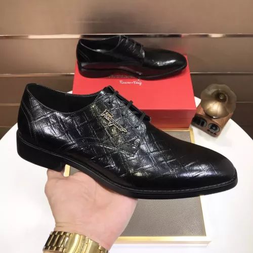 Cheap Salvatore Ferragamo Leather Shoes For Men #1348009 Replica Wholesale [$92.00 USD] [ITEM#1348009] on Replica Salvatore Ferragamo Leather Shoes
