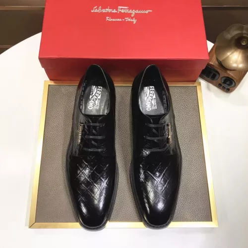 Cheap Salvatore Ferragamo Leather Shoes For Men #1348009 Replica Wholesale [$92.00 USD] [ITEM#1348009] on Replica Salvatore Ferragamo Leather Shoes