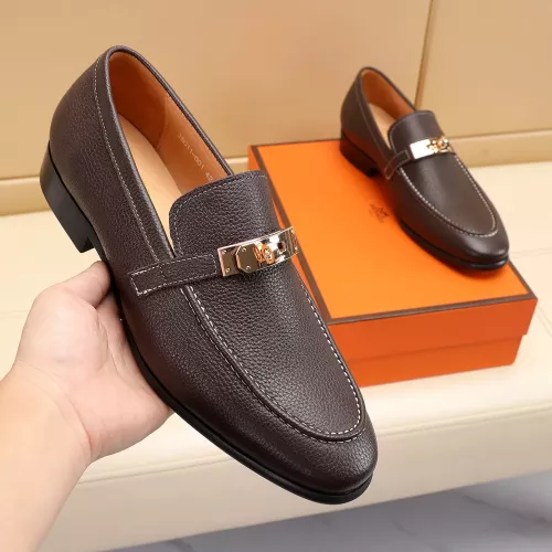 Cheap Hermes Leather Shoes For Men #1348020 Replica Wholesale [$85.00 USD] [ITEM#1348020] on Replica Hermes Leather Shoes