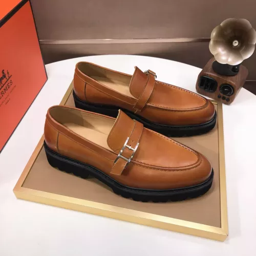 Cheap Hermes Leather Shoes For Men #1348049 Replica Wholesale [$102.00 USD] [ITEM#1348049] on Replica Hermes Leather Shoes