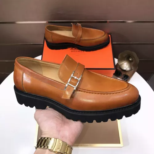 Cheap Hermes Leather Shoes For Men #1348049 Replica Wholesale [$102.00 USD] [ITEM#1348049] on Replica Hermes Leather Shoes