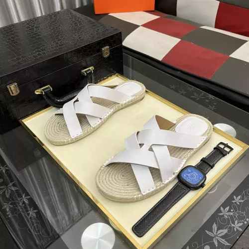 Cheap Hermes Slippers For Men #1348347 Replica Wholesale [$64.00 USD] [ITEM#1348347] on Replica Hermes Slippers