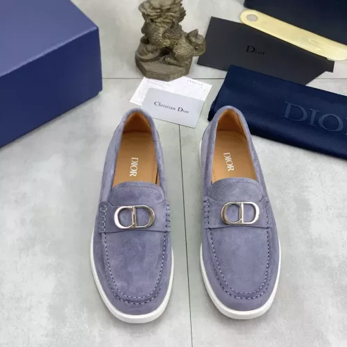 Cheap Christian Dior Leather Shoes For Men #1348356 Replica Wholesale [$102.00 USD] [ITEM#1348356] on Replica Christian Dior Leather Shoes