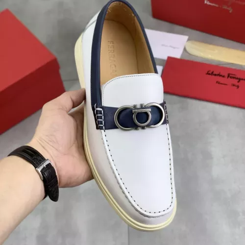 Cheap Salvatore Ferragamo Leather Shoes For Men #1348365 Replica Wholesale [$105.00 USD] [ITEM#1348365] on Replica Salvatore Ferragamo Leather Shoes