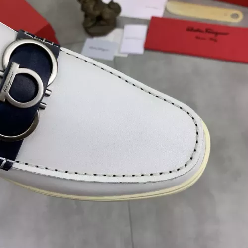 Cheap Salvatore Ferragamo Leather Shoes For Men #1348365 Replica Wholesale [$105.00 USD] [ITEM#1348365] on Replica Salvatore Ferragamo Leather Shoes
