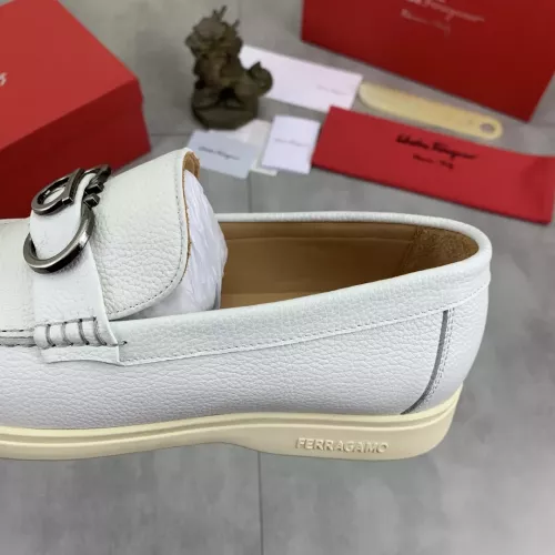 Cheap Salvatore Ferragamo Leather Shoes For Men #1348366 Replica Wholesale [$105.00 USD] [ITEM#1348366] on Replica Salvatore Ferragamo Leather Shoes