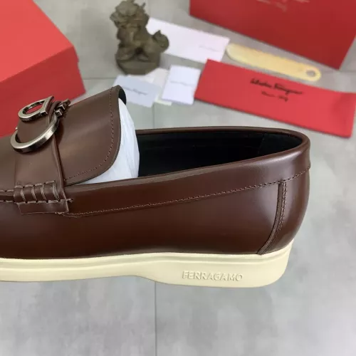 Cheap Salvatore Ferragamo Leather Shoes For Men #1348367 Replica Wholesale [$105.00 USD] [ITEM#1348367] on Replica Salvatore Ferragamo Leather Shoes