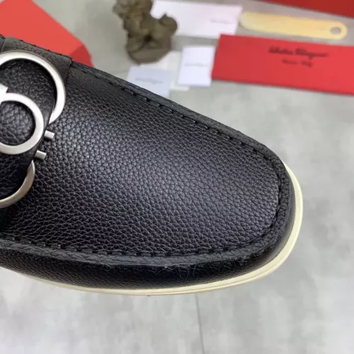 Cheap Salvatore Ferragamo Leather Shoes For Men #1348368 Replica Wholesale [$105.00 USD] [ITEM#1348368] on Replica Salvatore Ferragamo Leather Shoes
