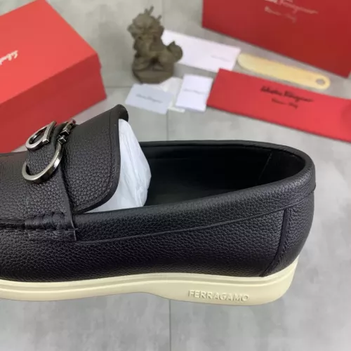 Cheap Salvatore Ferragamo Leather Shoes For Men #1348368 Replica Wholesale [$105.00 USD] [ITEM#1348368] on Replica Salvatore Ferragamo Leather Shoes