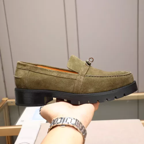 Cheap Hermes Leather Shoes For Men #1348369 Replica Wholesale [$85.00 USD] [ITEM#1348369] on Replica Hermes Leather Shoes