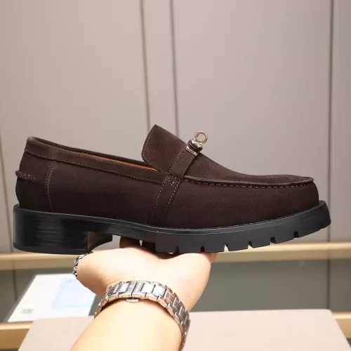 Cheap Hermes Leather Shoes For Men #1348371 Replica Wholesale [$85.00 USD] [ITEM#1348371] on Replica Hermes Leather Shoes