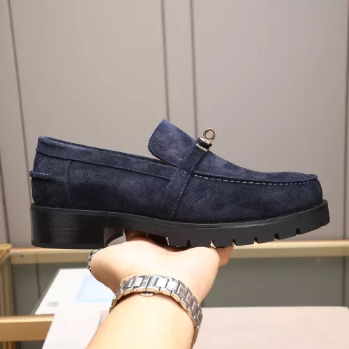 Cheap Hermes Leather Shoes For Men #1348372 Replica Wholesale [$85.00 USD] [ITEM#1348372] on Replica Hermes Leather Shoes