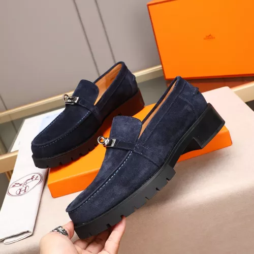 Cheap Hermes Leather Shoes For Men #1348372 Replica Wholesale [$85.00 USD] [ITEM#1348372] on Replica Hermes Leather Shoes
