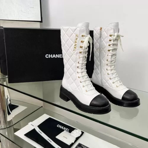Cheap Chanel Boots For Women #1348484 Replica Wholesale [$140.00 USD] [ITEM#1348484] on Replica Chanel Boots