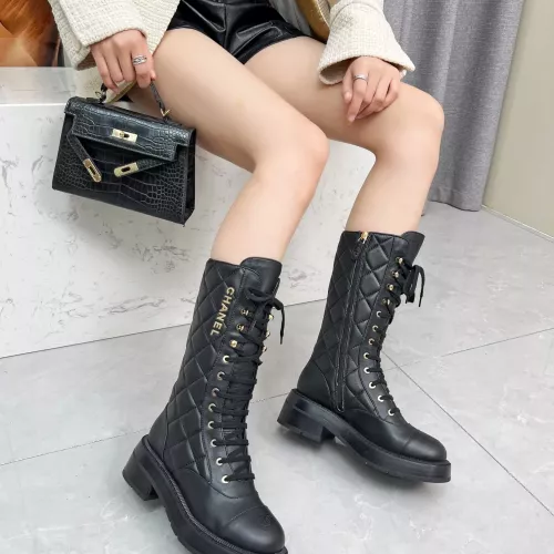 Cheap Chanel Boots For Women #1348486 Replica Wholesale [$140.00 USD] [ITEM#1348486] on Replica Chanel Boots