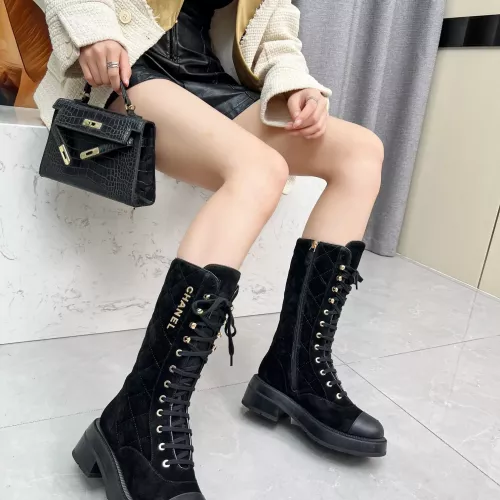 Cheap Chanel Boots For Women #1348487 Replica Wholesale [$140.00 USD] [ITEM#1348487] on Replica Chanel Boots