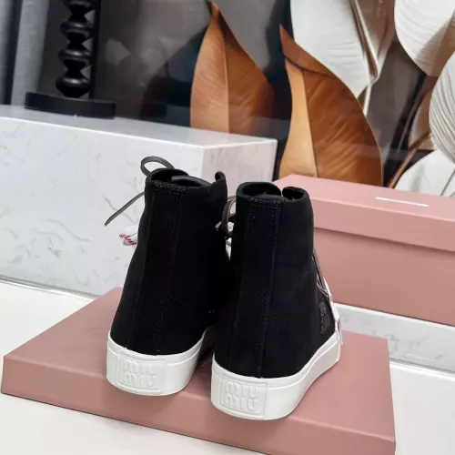 Cheap MIU MIU High Tops Shoes For Women #1348503 Replica Wholesale [$96.00 USD] [ITEM#1348503] on Replica MIU MIU High Tops Shoes